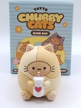 Smoko Tayto Chubby Cats Series: Milk Cat Tayto Potato Figure